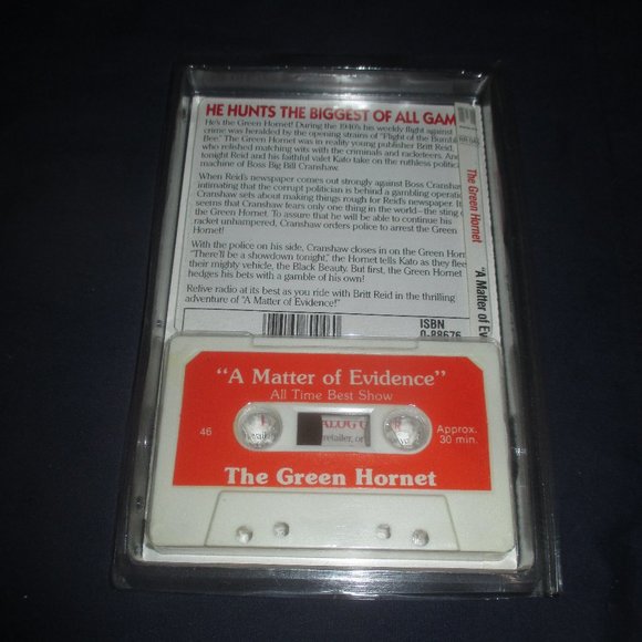 Green Hornet - A Matter of Evidence Radio Show on cassette - Picture 2 of 5